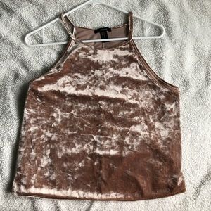 Forever 21 suede Top